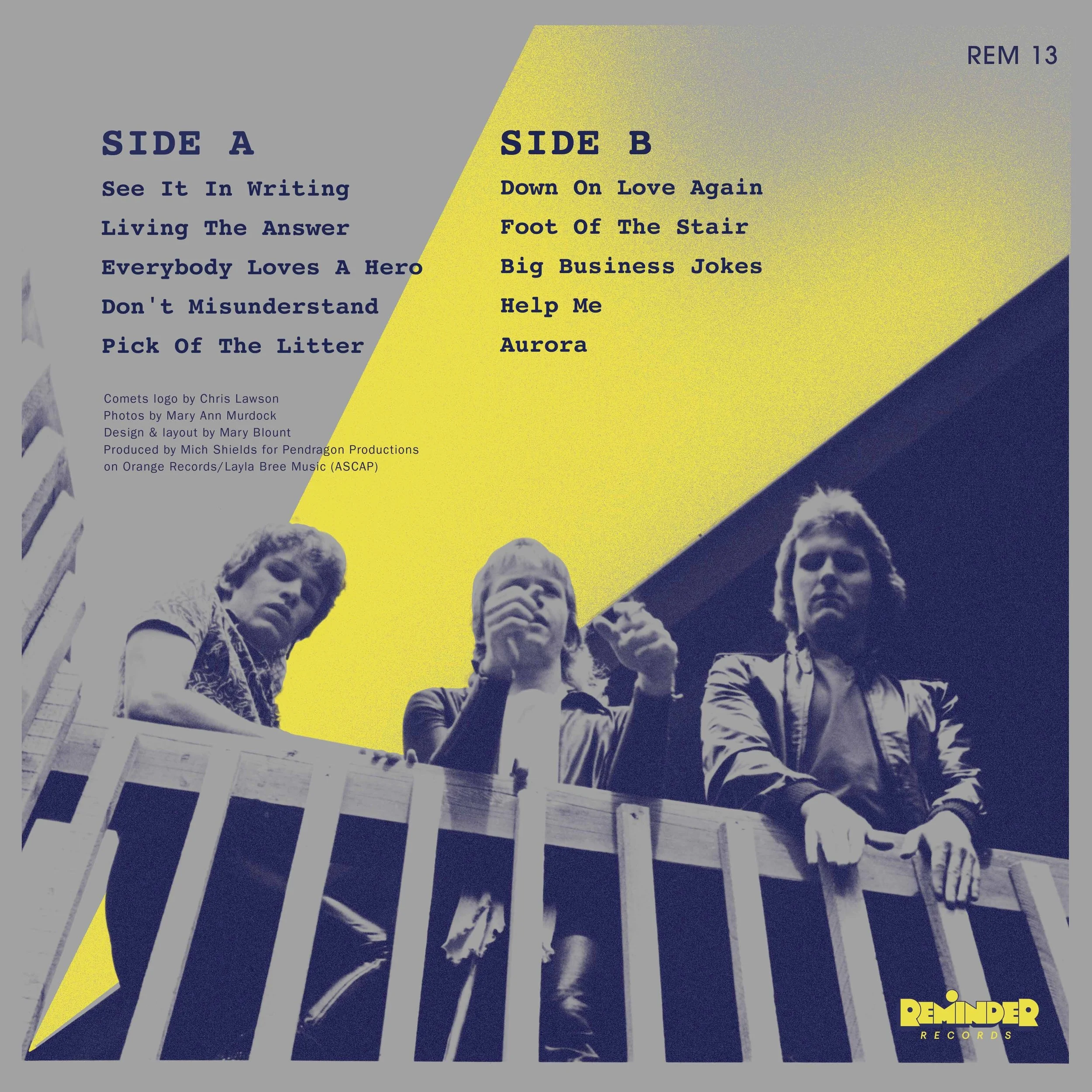 The Comets - LP — Reminder Records